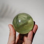 HQ Fluorit apfelgrün Kugel 117F