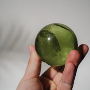 HQ Fluorit apfelgrün Kugel 107F