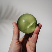 HQ Fluorit apfelgrün Kugel 100F
