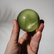 HQ Fluorit apfelgrün Kugel 100F