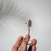 Lemurian Quarz Herz facettiert 32LH