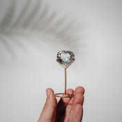 Lemurian Quarz Herz facettiert 28LH