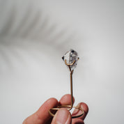 Lemurian Quarz Herz facettiert 28LH