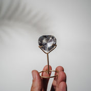 Lemurian Quarz Herz facettiert 34LHA