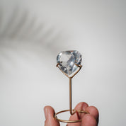 Lemurian Quarz Herz facettiert 27LH