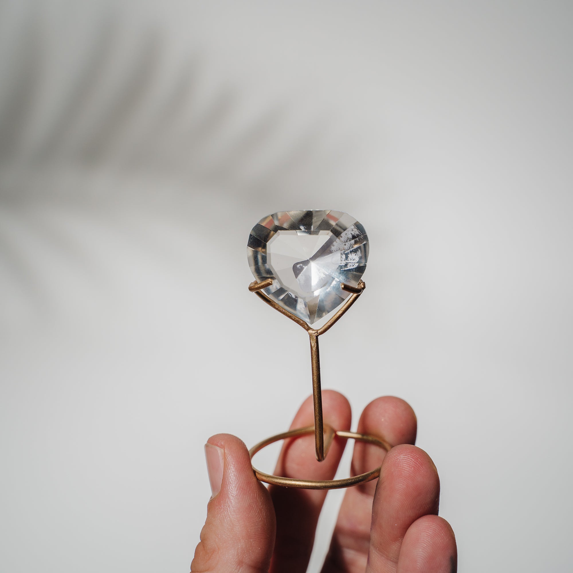 Lemurian Quarz Herz facettiert 30LH