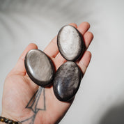 Silberobsidian Handschmeichler