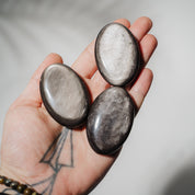 Silberobsidian Handschmeichler