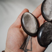 Silberobsidian Handschmeichler