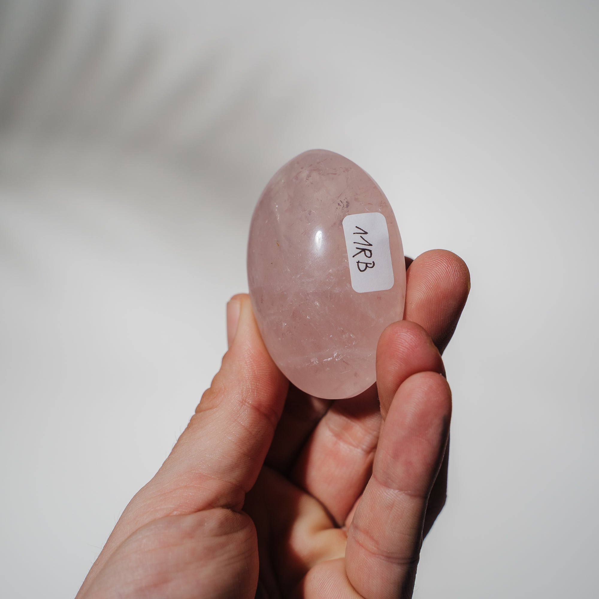 Rosenquarz Handschmeichler 11RB