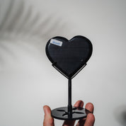 Lamellen Obsidian Herz 26OHB