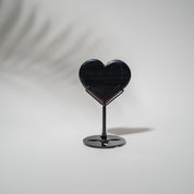 Lamellen Obsidian Herz 24OHB