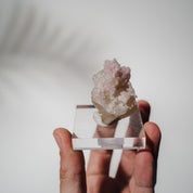 Canga Rosa, kristallisierter Rosenquarz 136CR