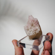 Canga Rosa, kristallisierter Rosenquarz 136CR
