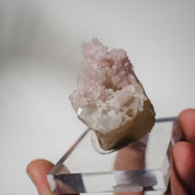 Canga Rosa, kristallisierter Rosenquarz 136CR