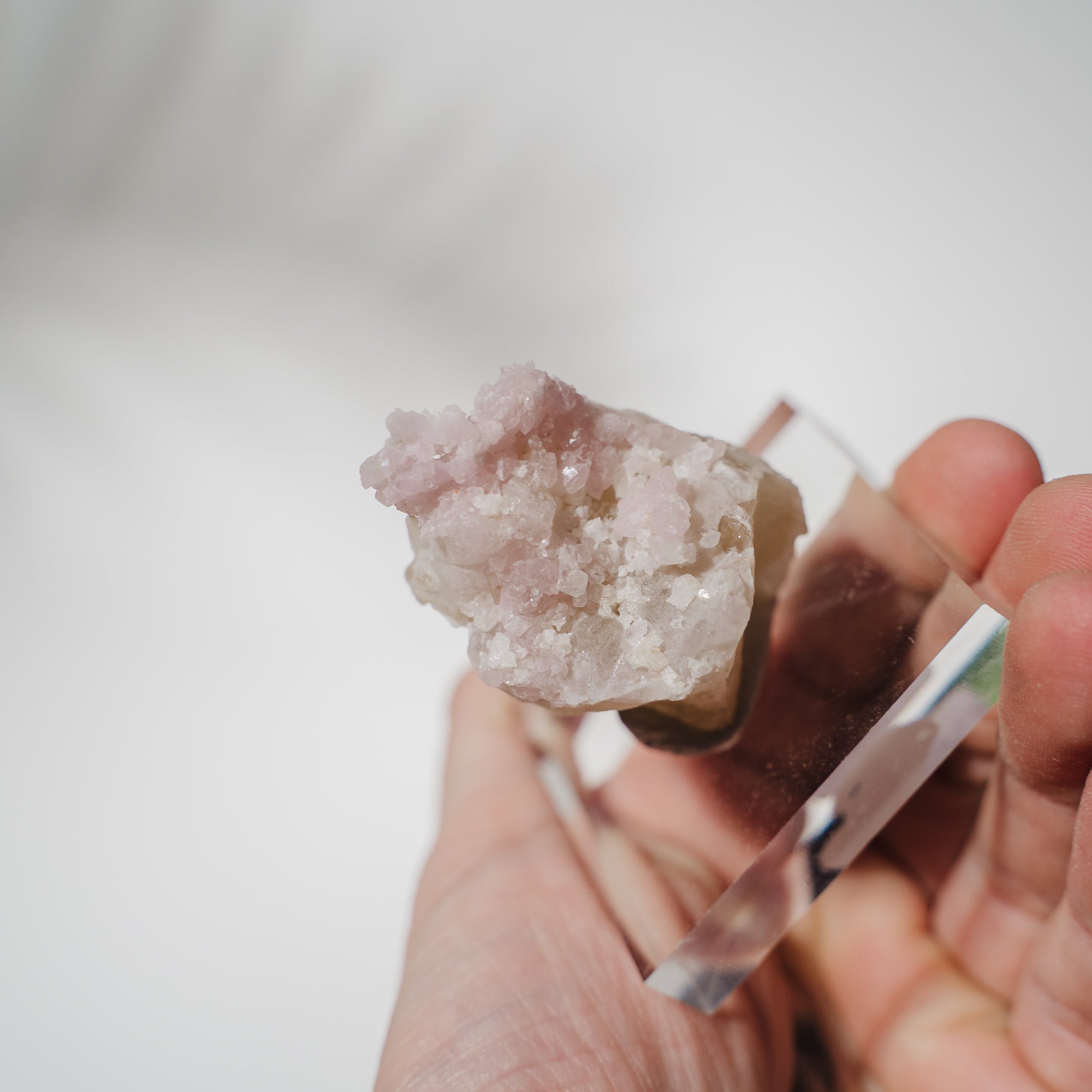 Canga Rosa, kristallisierter Rosenquarz 136CR