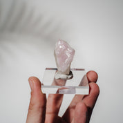 Canga Rosa, kristallisierter Rosenquarz 74R