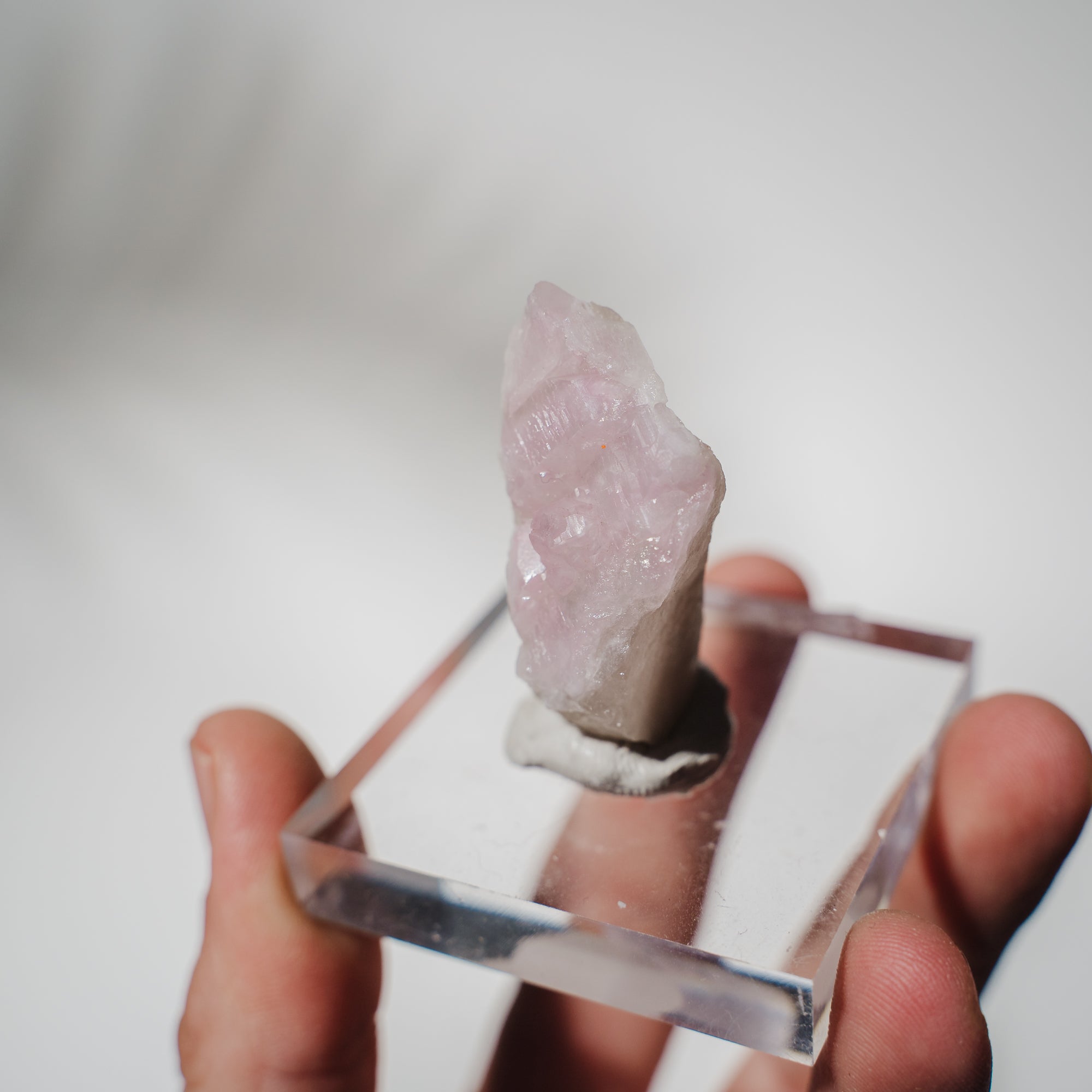 Canga Rosa, kristallisierter Rosenquarz 74R