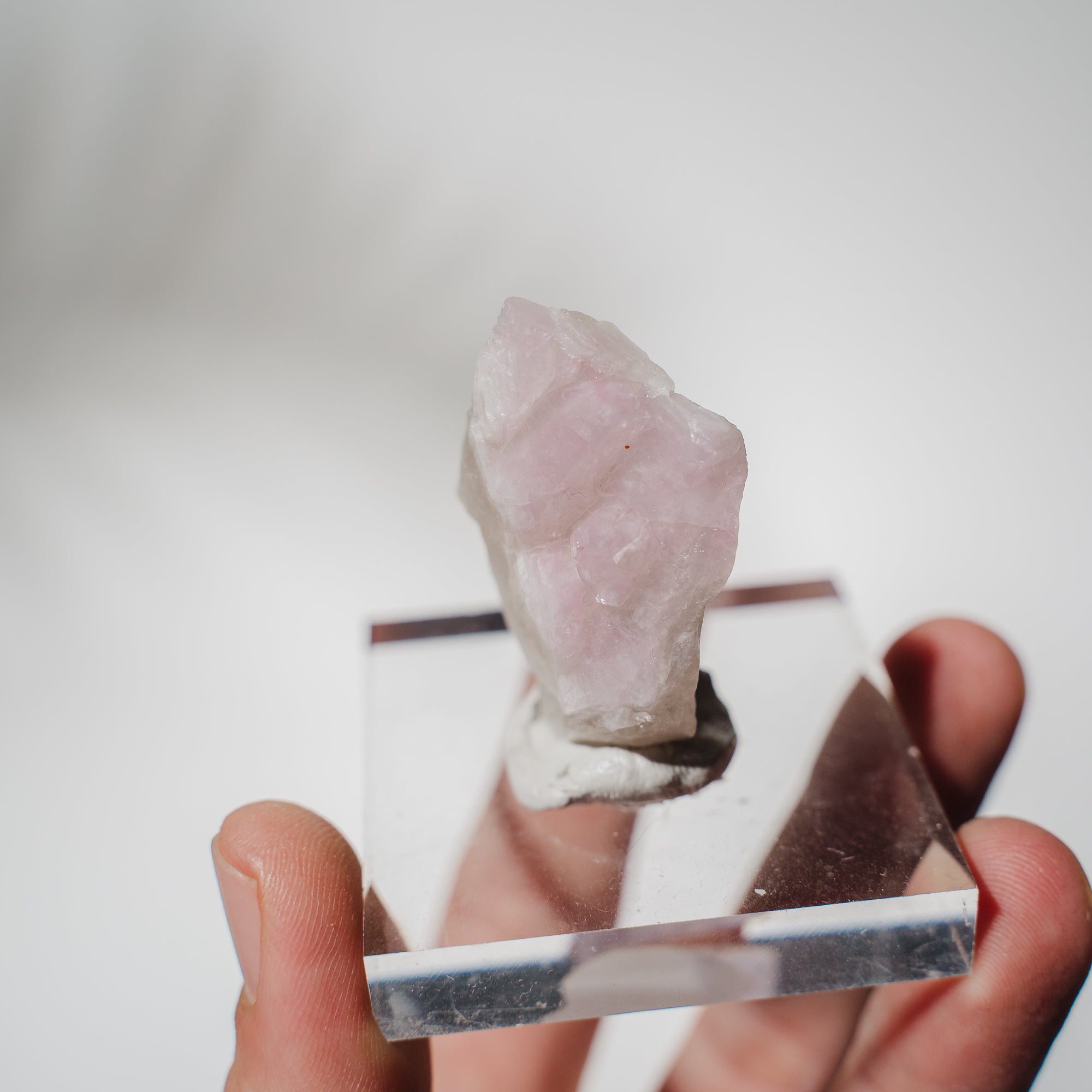 Canga Rosa, kristallisierter Rosenquarz 74R