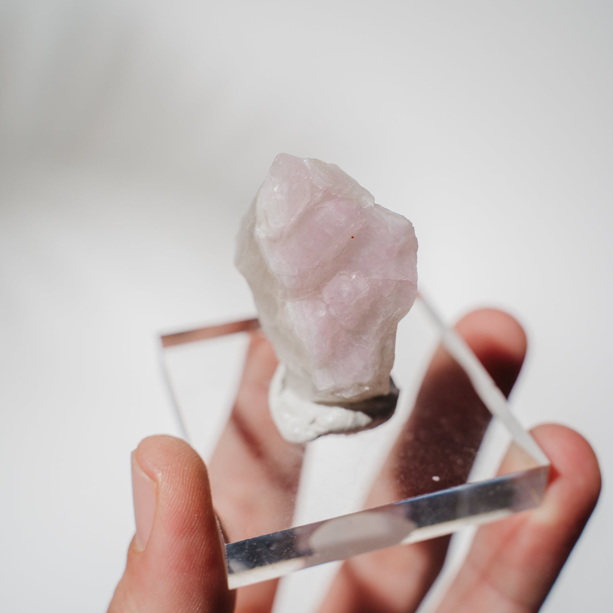 Canga Rosa, kristallisierter Rosenquarz 74R