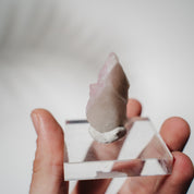 Canga Rosa, kristallisierter Rosenquarz 74R