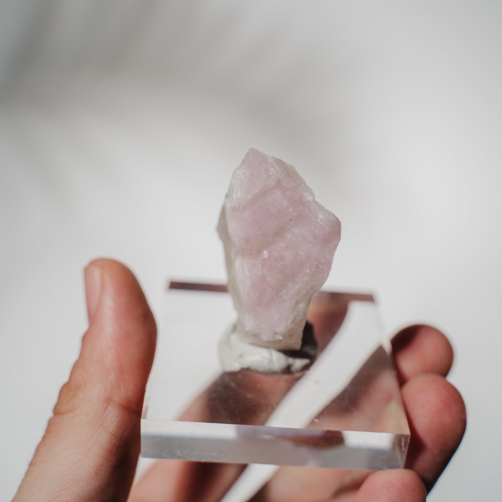 Canga Rosa, kristallisierter Rosenquarz 74R