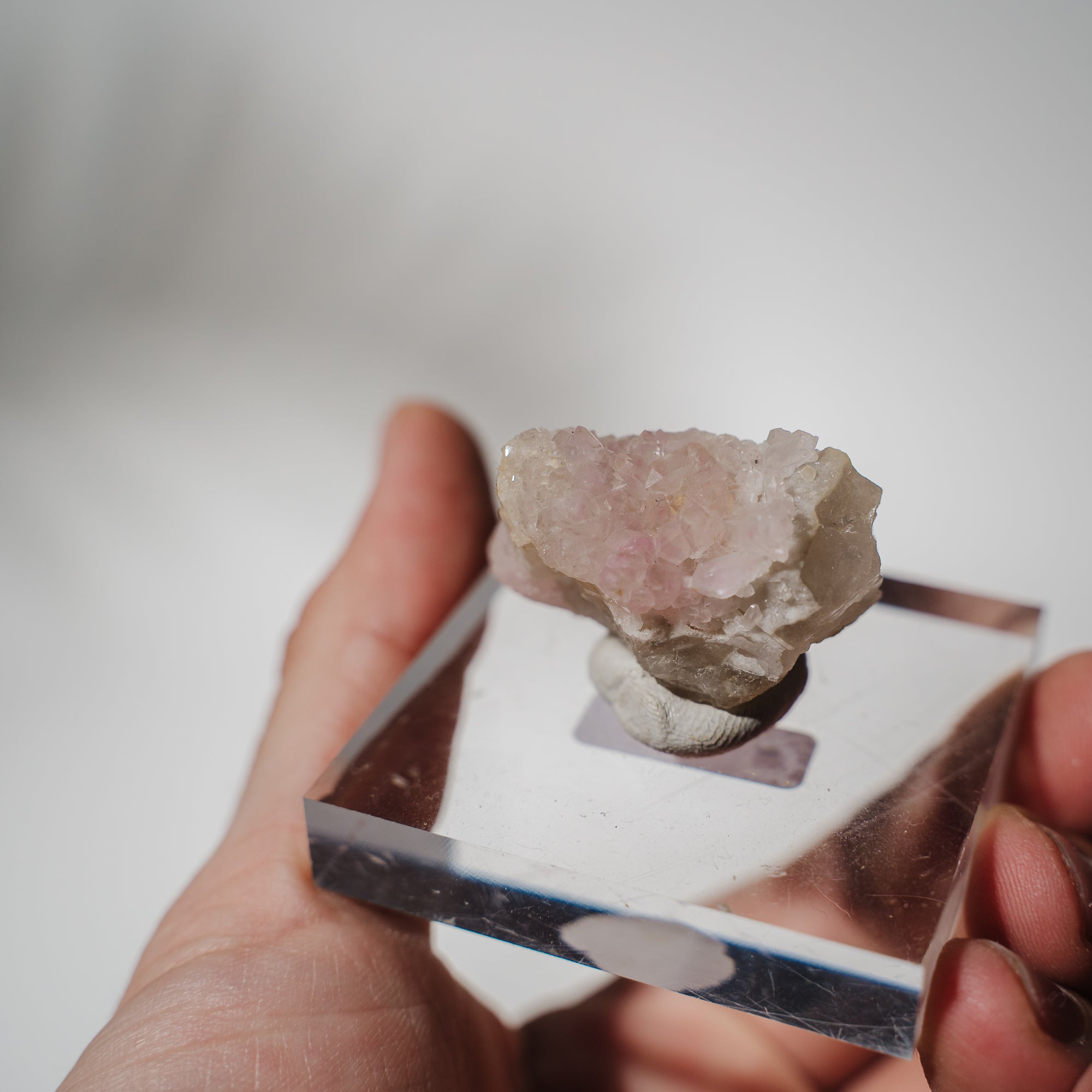 Canga Rosa, kristallisierter Rosenquarz 59CR