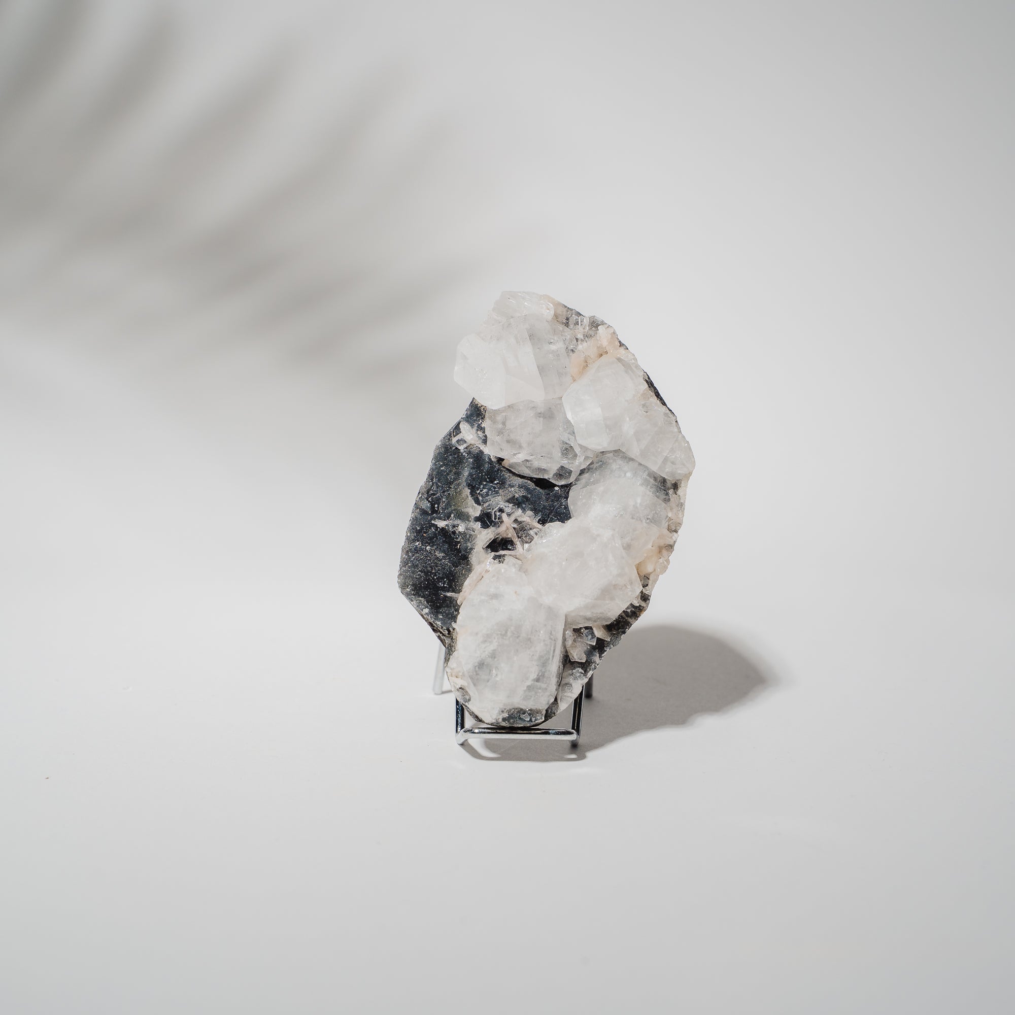 Schwarzes Chalcedon x Apophyllit 139C