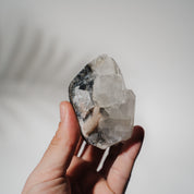 Schwarzes Chalcedon x Apophyllit 52C