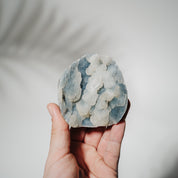 Blauer Chalcedon x Apophyllit Stufe 45BC