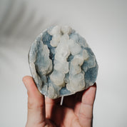 Blauer Chalcedon x Apophyllit Stufe 45BC