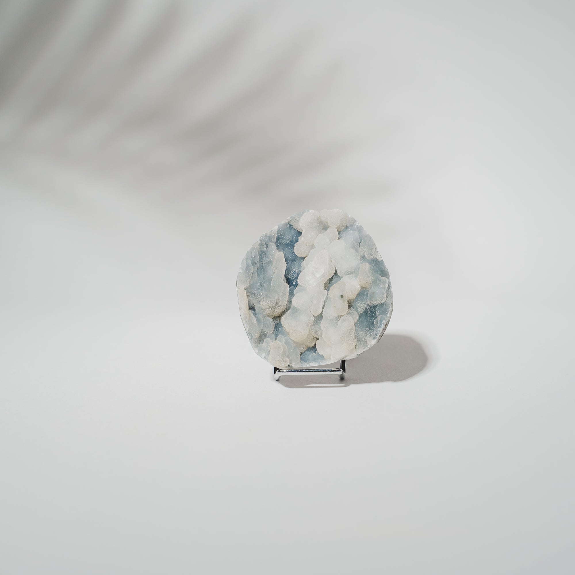 Blauer Chalcedon x Apophyllit Stufe 45BC