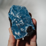 Blauer Chalcedon x Apophyllit Stufe 29BC