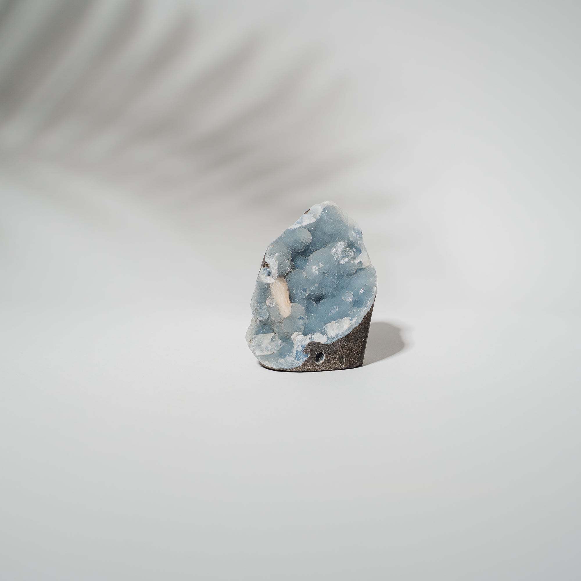 Blauer Chalcedon x Apophyllit Stufe 68BC