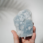 Blauer Chalcedon x Apophyllit Stufe 52BC
