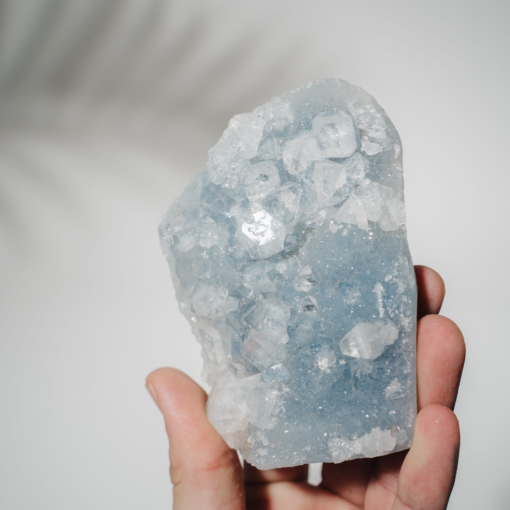 Blauer Chalcedon x Apophyllit Stufe 52BC