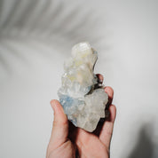 Blauer Chalcedon x Apophyllit Stufe 73BC