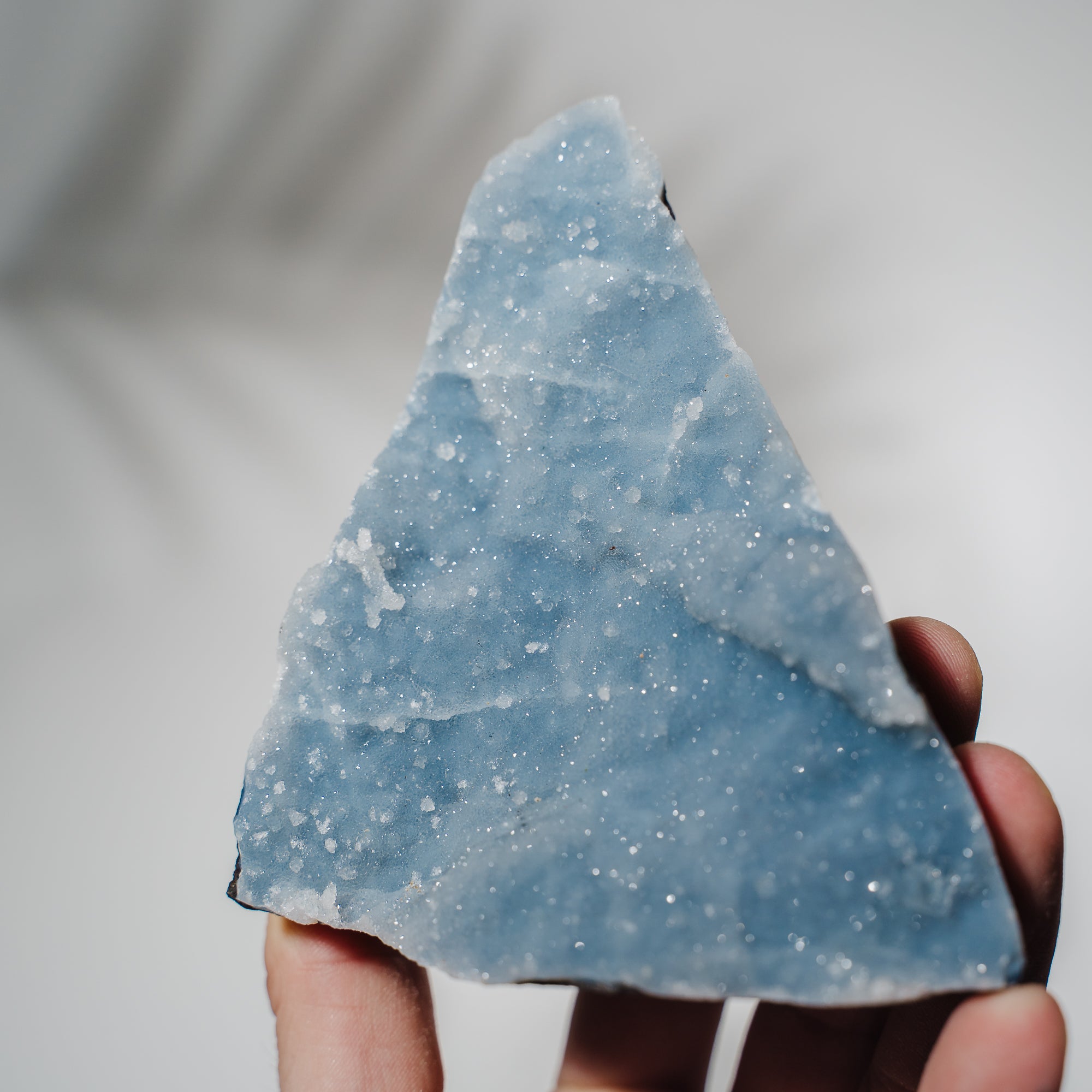 Blauer Chalcedon x Apophyllit Stufe 74BC