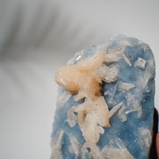 Blauer Chalcedon x Apophyllit Stufe 94BC