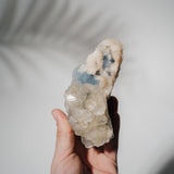 Blauer Chalcedon x Apophyllit Stufe 102BC