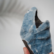 Blauer Chalcedon x Apophyllit Stufe 114BC