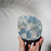 Blauer Chalcedon x Apophyllit Stufe 101BC