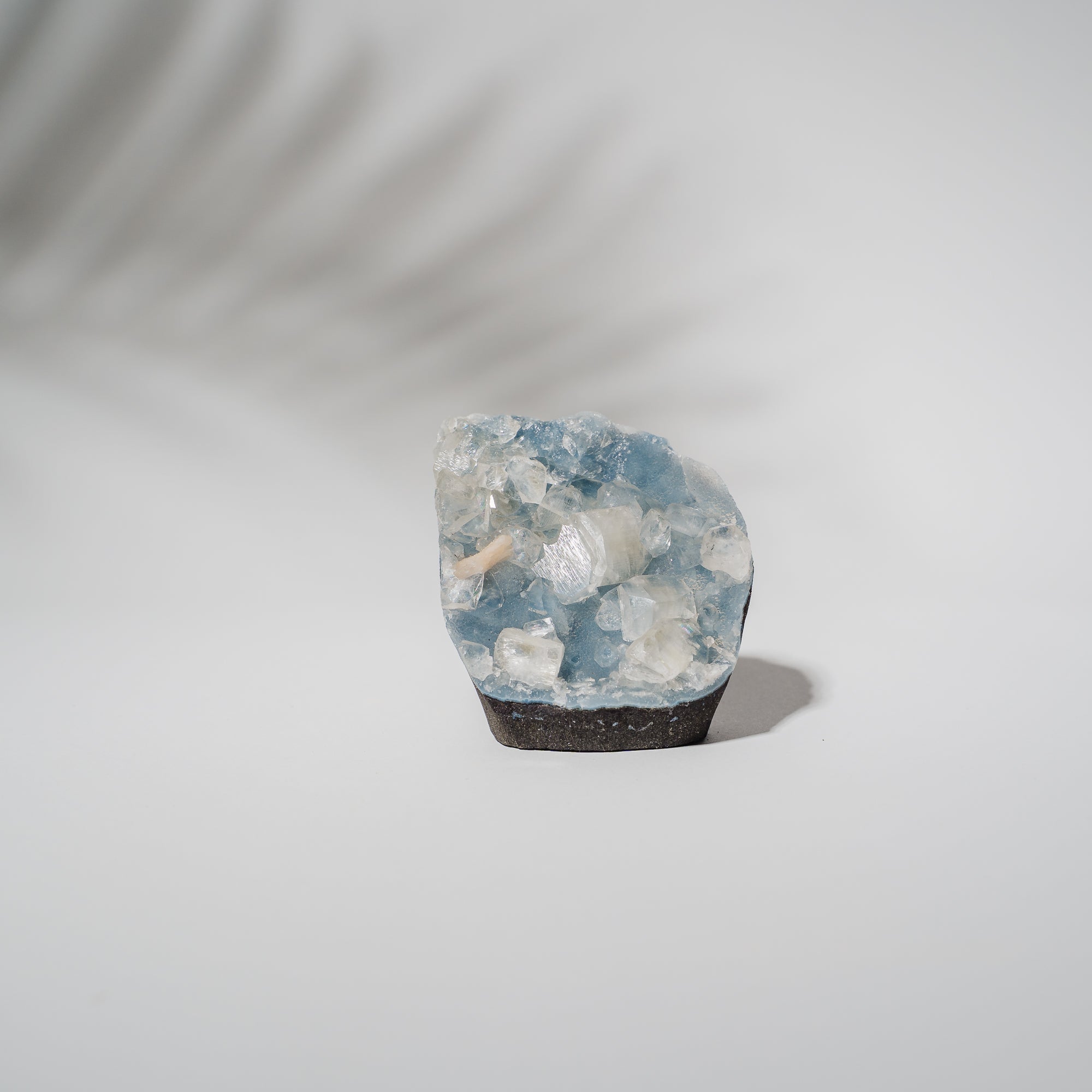 Blauer Chalcedon x Apophyllit Stufe 101BC