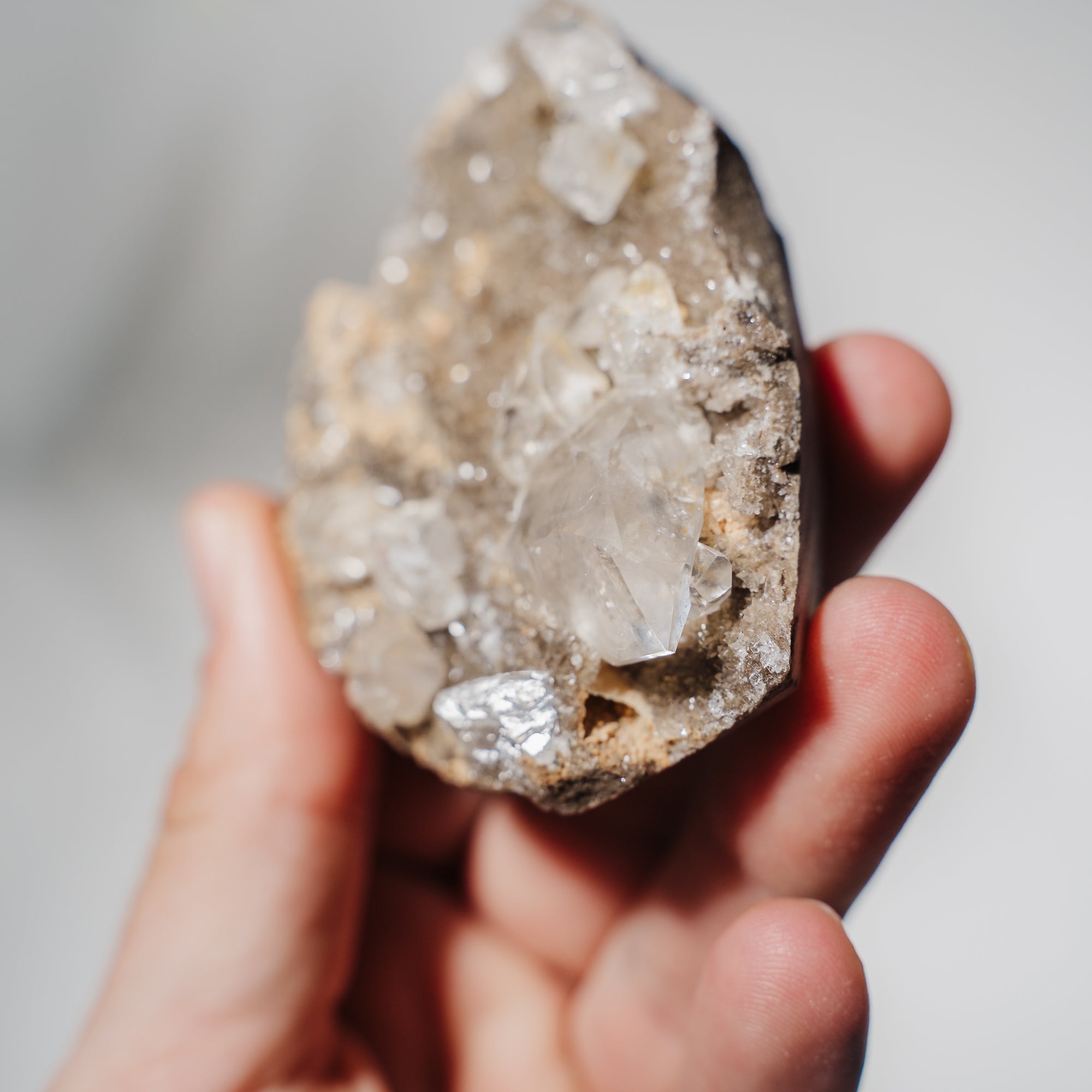 Diamanten Calcit Stufe 68DCA