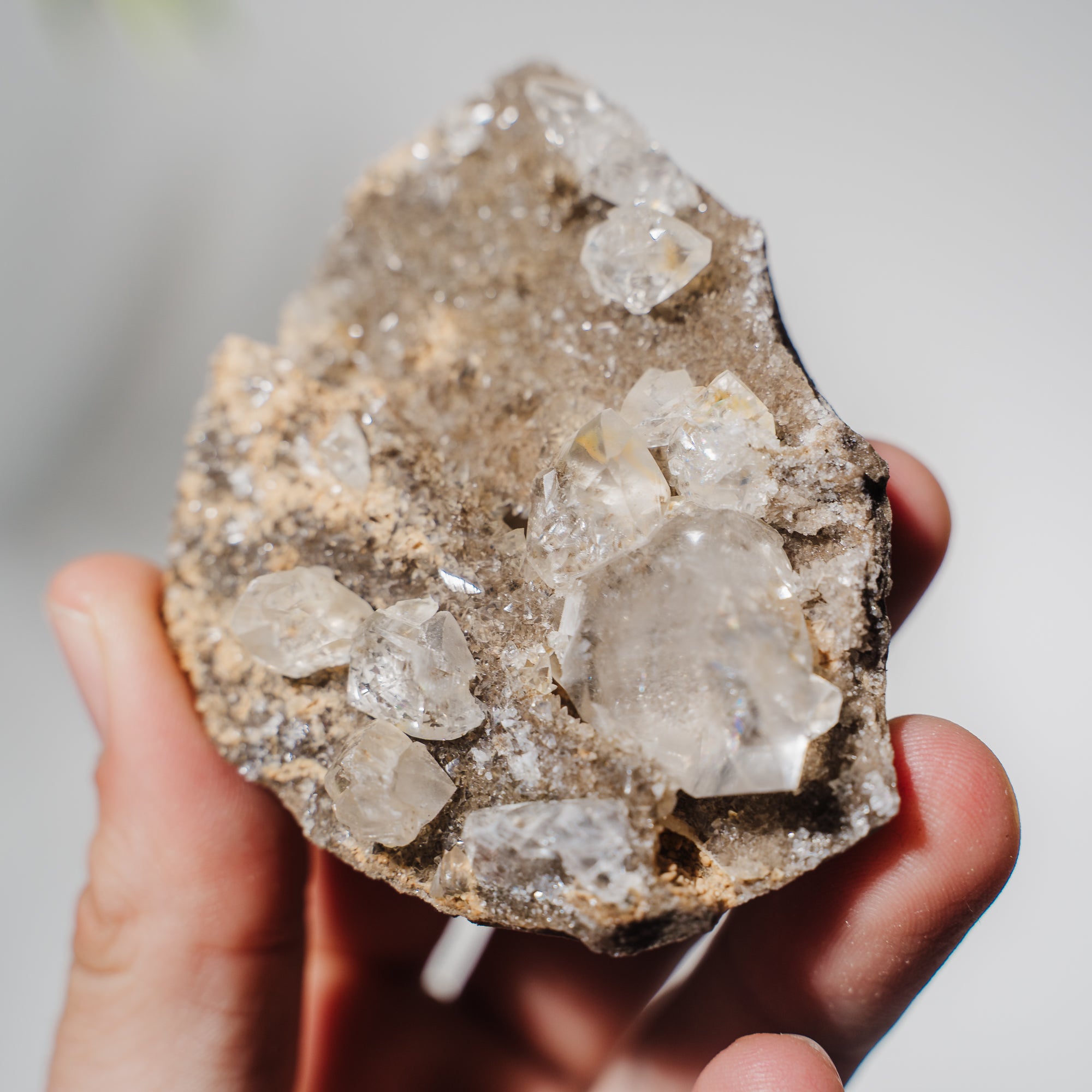 Diamanten Calcit Stufe 68DCA