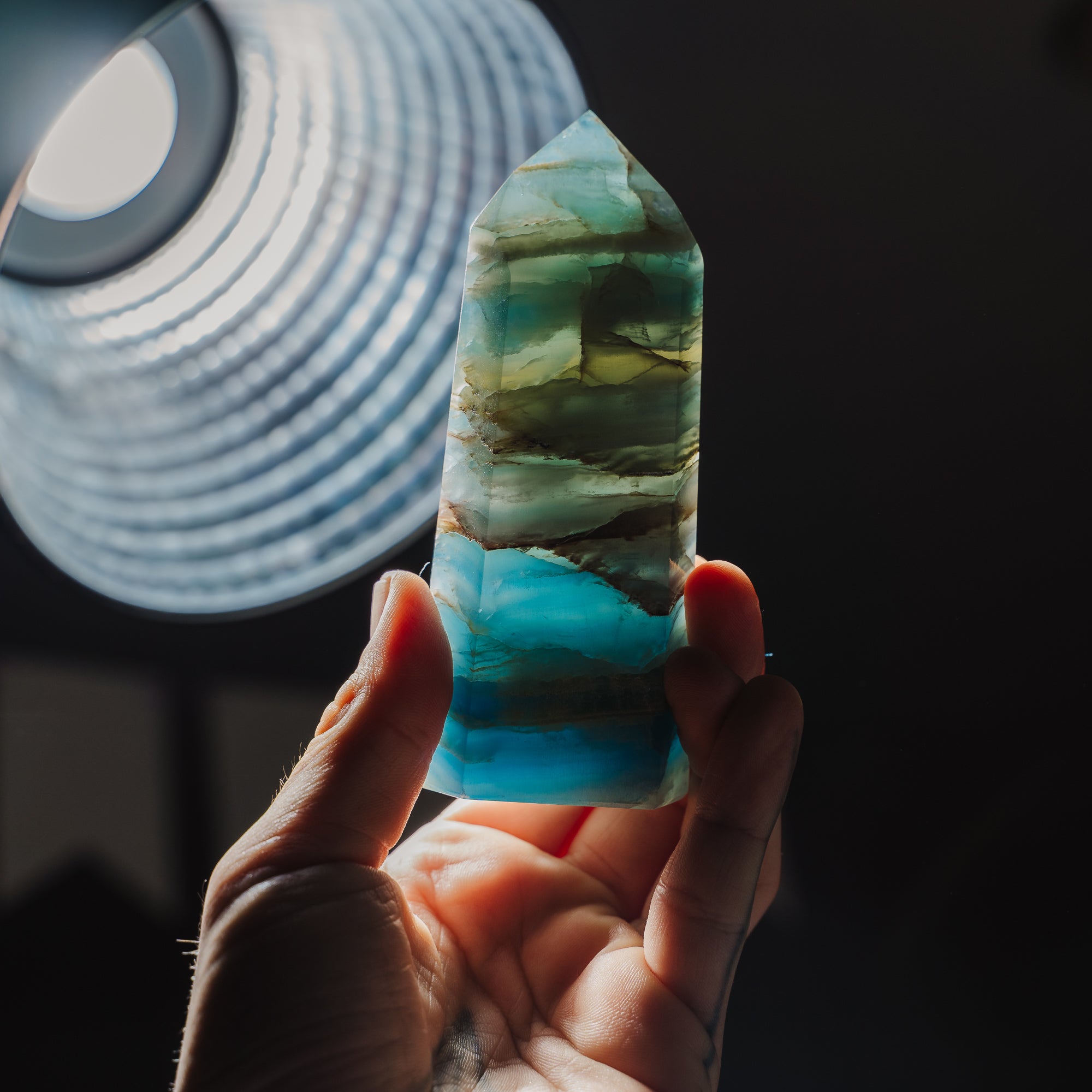 Blaue Onyx Turm BO104
