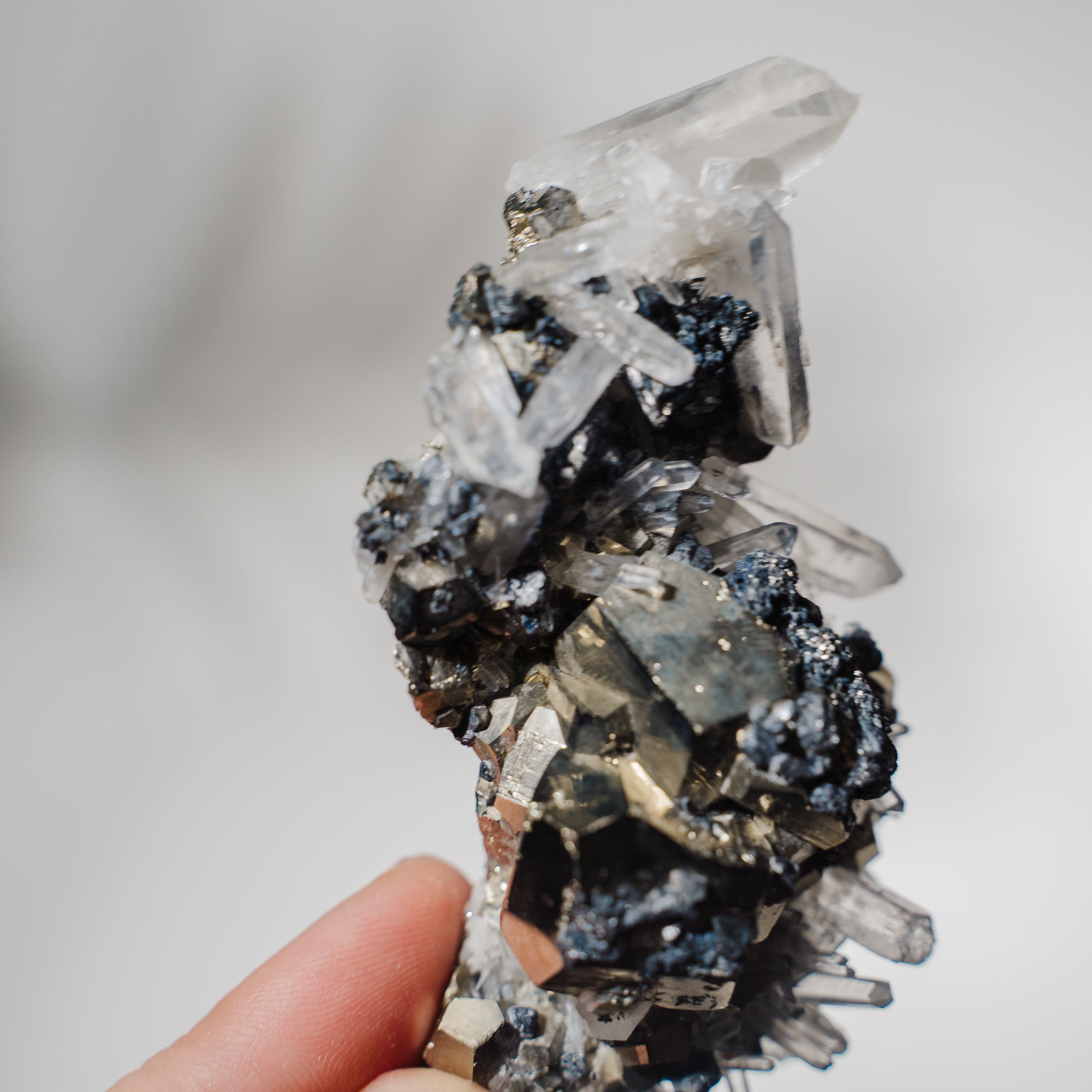 Pyrit x Quarz Stufe 144P