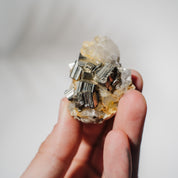 Pyrit x Quarz Stufe 36P