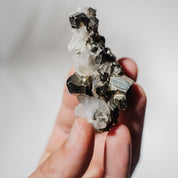 Pyrit x Quarz Stufe 51P