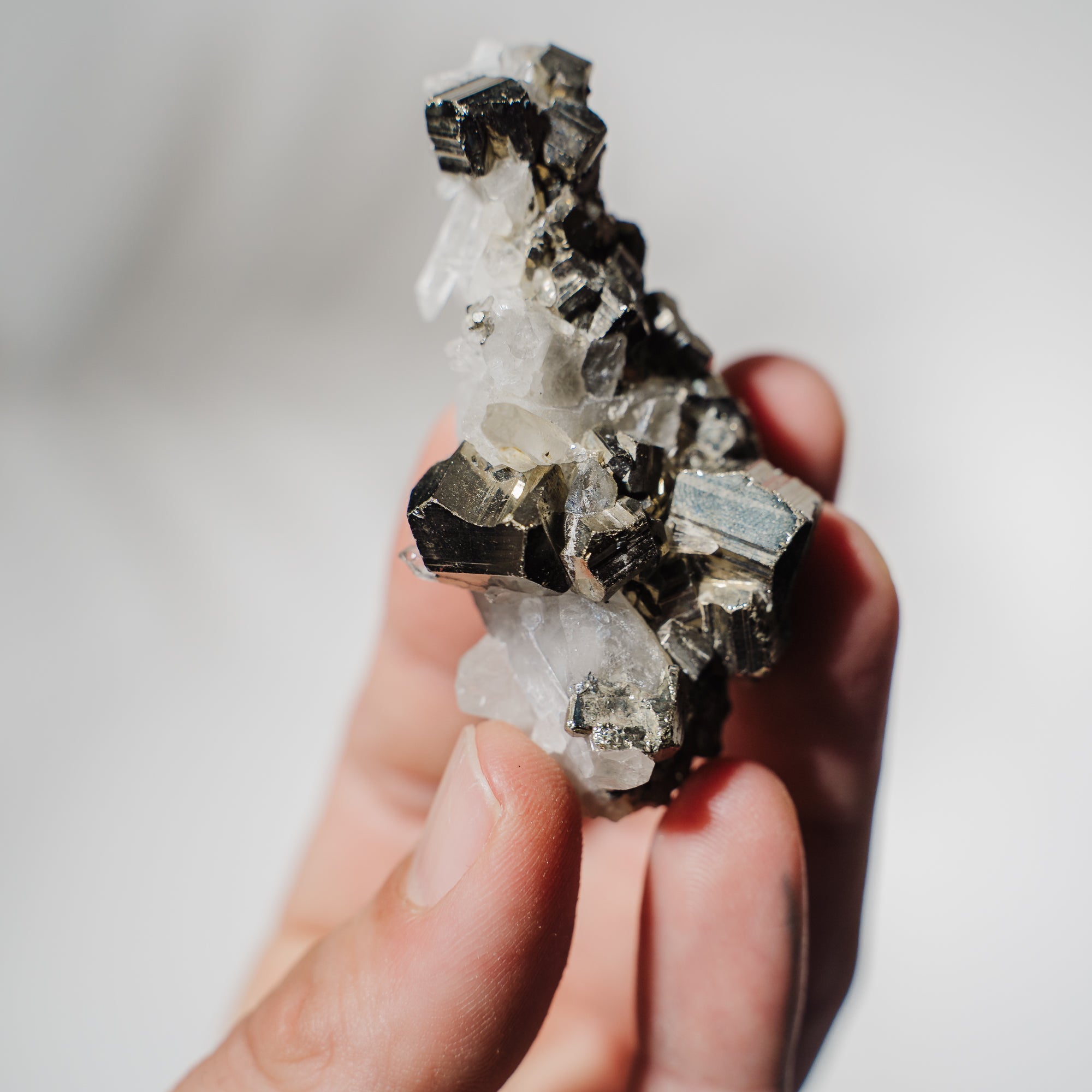 Pyrit x Quarz Stufe 51P